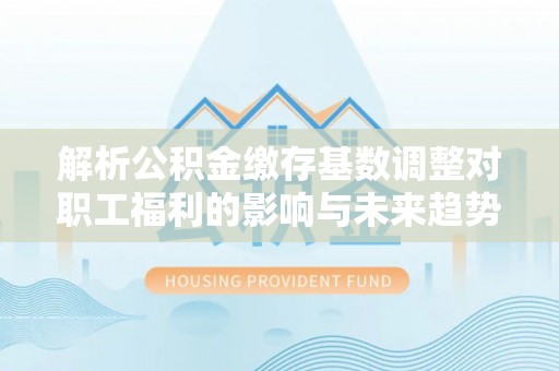 延津解析公积金缴存基数调整对职工福利的影响与未来趋势