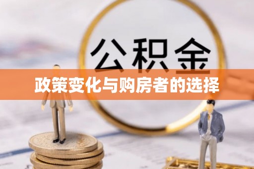 延津政策变化与购房者的选择