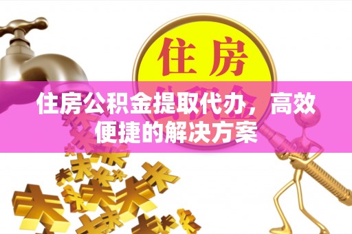 延津住房公积金提取代办，高效便捷的解决方案