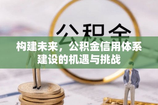 延津构建未来，公积金信用体系建设的机遇与挑战