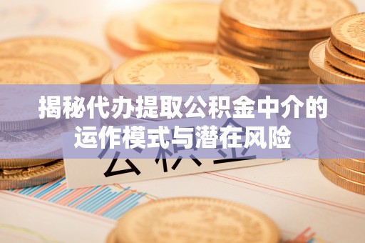 延津揭秘代办提取公积金中介的运作模式与潜在风险