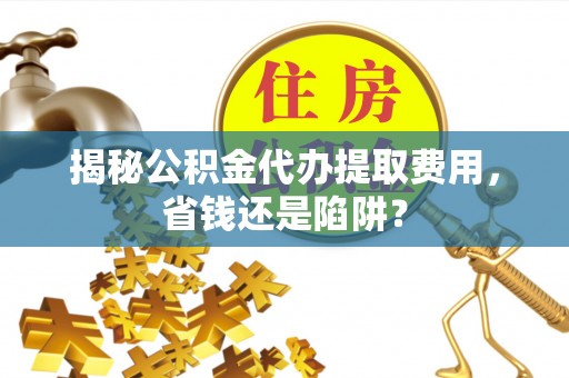 延津揭秘公积金代办提取费用，省钱还是陷阱？