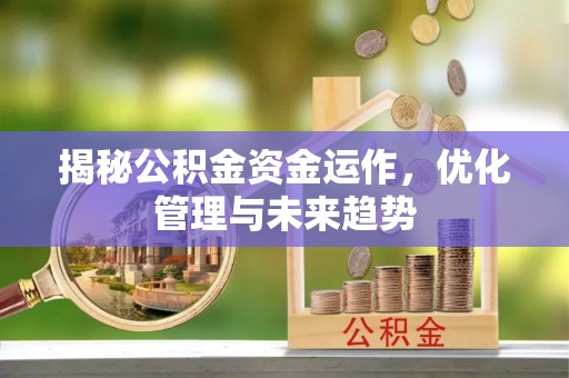 延津揭秘公积金资金运作，优化管理与未来趋势
