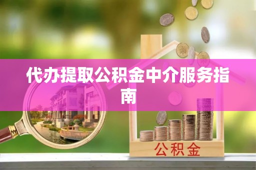 延津代办提取公积金中介服务指南