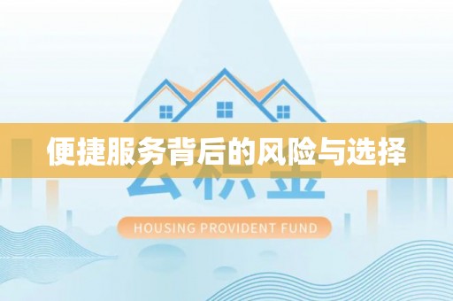 延津便捷服务背后的风险与选择